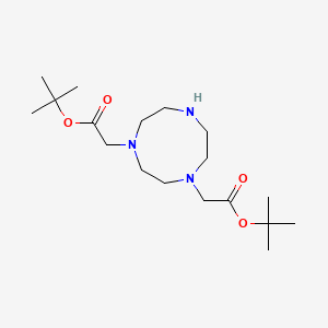 molecular formula C18H35N3O4 B3109596 NO2A-(t-Bu ester) CAS No. 174137-97-4