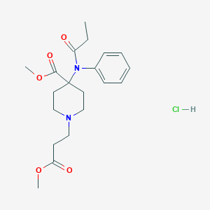 molecular formula C20H29ClN2O5 B031097 Remifentanil hydrochloride CAS No. 132539-07-2