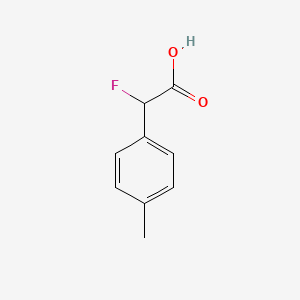 molecular formula C9H9FO2 B3109799 2-Fluoro-2-(p-tolyl)acetic acid CAS No. 175845-89-3