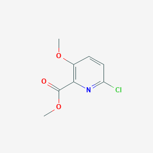 molecular formula C8H8ClNO3 B3109808 Methyl 6-chloro-3-methoxypicolinate CAS No. 175965-90-9