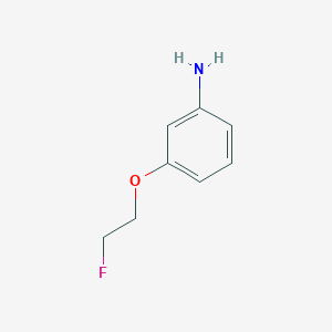 molecular formula C8H10FNO B3109822 3-(2-Fluoroethoxy)aniline CAS No. 1764-82-5