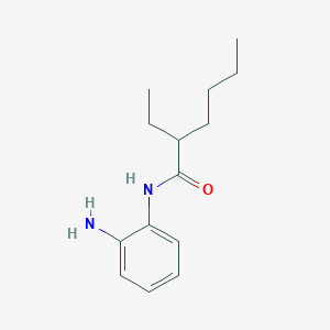 molecular formula C14H22N2O B310994 N-(2-aminophenyl)-2-ethylhexanamide 