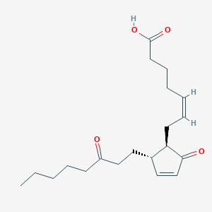 molecular formula C20H30O4 B031100 15-Keto-13,14-dihydroprostaglandin A2 CAS No. 74872-89-2