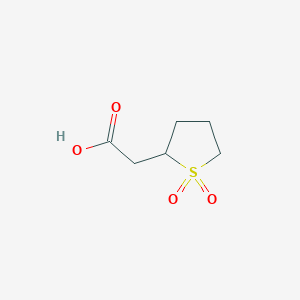 2-(1,1-Dioxo-1lambda6-thiolan-2-yl)acetic acid