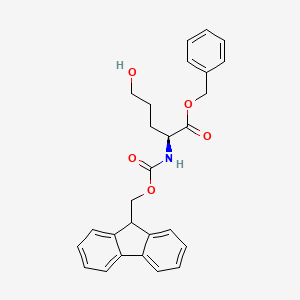 (S)-benzyl 2-((((9H-fluoren-9-yl)methoxy)carbonyl)amino)-5-hydroxypentanoate