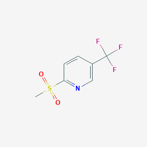 molecular formula C7H6F3NO2S B3110086 2-Methylsulfonyl-5-trifluoromethylpyridine CAS No. 178204-50-7