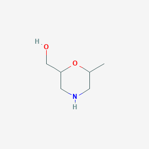 molecular formula C6H13NO2 B3110096 (6-Methylmorpholin-2-yl)methanol CAS No. 1782418-15-8