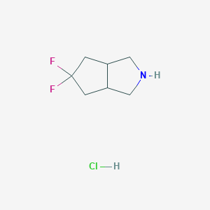 5,5-Difluorooctahydrocyclopenta[c]pyrrole hydrochloride
