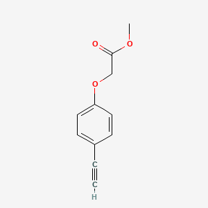 molecular formula C11H10O3 B3110116 Methyl 2-(4-ethynylphenoxy)acetate CAS No. 178321-68-1