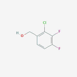 molecular formula C7H5ClF2O B3110151 (2-Chloro-3,4-difluorophenyl)methanol CAS No. 1784873-93-3