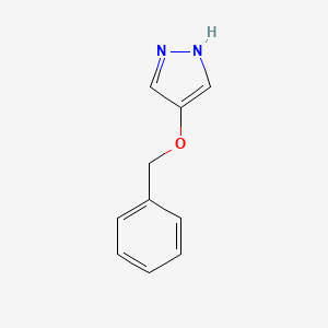 molecular formula C10H10N2O B3110157 4-(benzyloxy)-1H-pyrazole CAS No. 1785066-32-1