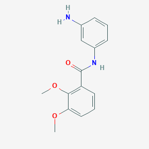 molecular formula C15H16N2O3 B311016 N-(3-aminophenyl)-2,3-dimethoxybenzamide 