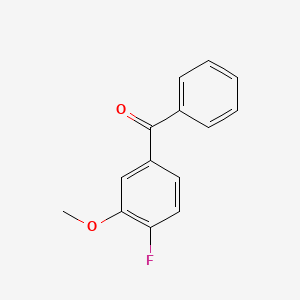 (4-Fluoro-3-methoxyphenyl)(phenyl)methanone