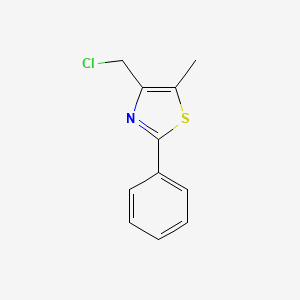 Thiazole, 4-(chloromethyl)-5-methyl-2-phenyl-