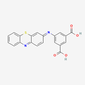 5-(phenothiazin-3-ylideneamino)benzene-1,3-dicarboxylic Acid