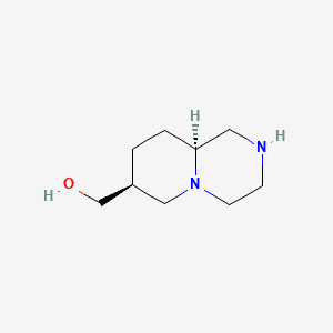 molecular formula C9H18N2O B3110257 ((7S,9AS)-Octahydro-1H-pyrido[1,2-A]pyrazin-7-YL)methanol CAS No. 179089-69-1