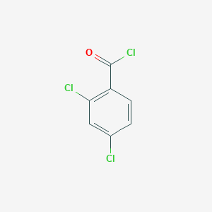 molecular formula C7H3Cl3O B031103 2,4-Dichlorobenzoyl chloride CAS No. 89-75-8