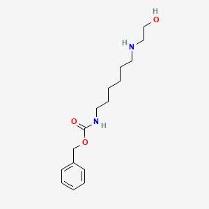 benzyl N-[6-(2-hydroxyethylamino)hexyl]carbamate