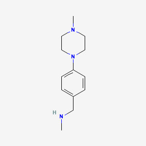 N-methyl-N-[4-(4-methylpiperazin-1-yl)benzyl]amine