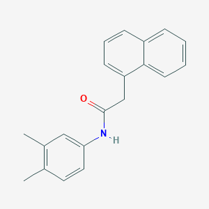 molecular formula C20H19NO B311060 N-(3,4-dimethylphenyl)-2-(1-naphthyl)acetamide 