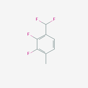 molecular formula C8H6F4 B3110638 2,3-Difluoro-4-methylbenzodifluoride CAS No. 1803851-65-1