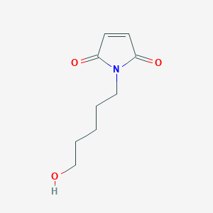 molecular formula C9H13NO3 B3110765 N-(5-hydroxypentyl)maleimide 