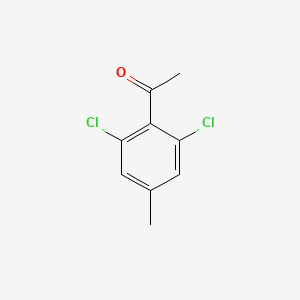 molecular formula C9H8Cl2O B3110781 2',6'-Dichloro-4'-methylacetophenone CAS No. 1806288-38-9