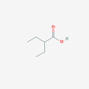 molecular formula C6H12O2 B031108 2-Ethylbutyric acid CAS No. 88-09-5