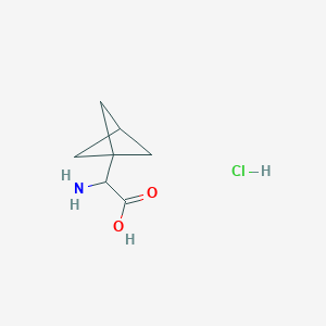 2-Amino-2-{bicyclo[1.1.1]pentan-1-yl}acetic acid hydrochloride