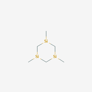 molecular formula C6H15Si3 B3111027 CID 12677478 CAS No. 18186-89-5