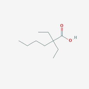 molecular formula C10H20O2 B031113 2,2-Diethylhexanoic acid CAS No. 4528-37-4