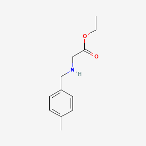 Ethyl 2-{[(4-methylphenyl)methyl]amino}acetate