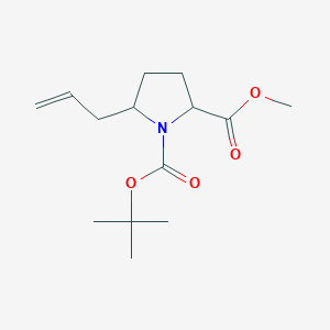 1-Tert-butyl 2-methyl 5-(prop-2-en-1-yl)pyrrolidine-1,2-dicarboxylate