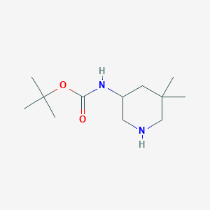 tert-butyl N-(5,5-dimethylpiperidin-3-yl)carbamate