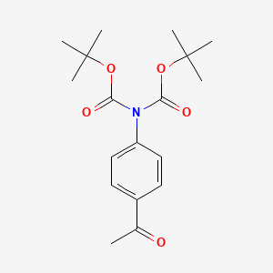 1-(4-N,N-Di-boc-aminophenyl)ethanone