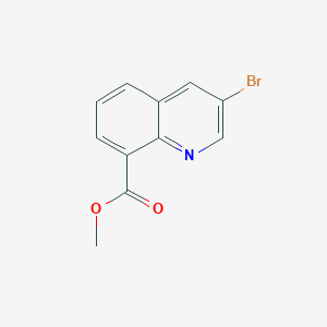 molecular formula C11H8BrNO2 B3111420 Methyl 3-bromoquinoline-8-carboxylate CAS No. 1823896-96-3