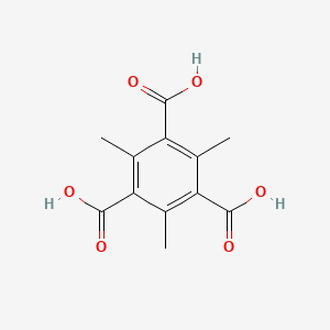molecular formula C12H12O6 B3111429 2,4,6-trimethylbenzene-1,3,5-tricarboxylic Acid CAS No. 18239-15-1