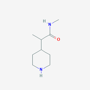 N-methyl-2-(piperidin-4-yl)propanamide