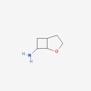 molecular formula C6H11NO B3111478 2-Oxabicyclo[3.2.0]heptan-7-amine CAS No. 1824337-15-6