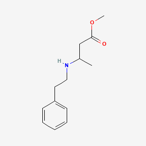 Methyl 3-[(2-phenylethyl)amino]butanoate