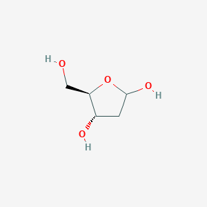 molecular formula C5H10O4 B3111537 (4S,5R)-5-(hydroxymethyl)oxolane-2,4-diol CAS No. 1831121-84-6