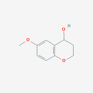 B3111582 6-Methoxy-3,4-dihydro-2H-1-benzopyran-4-ol CAS No. 18385-74-5