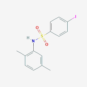 molecular formula C14H14INO2S B311187 N-(2,5-dimethylphenyl)-4-iodobenzenesulfonamide 