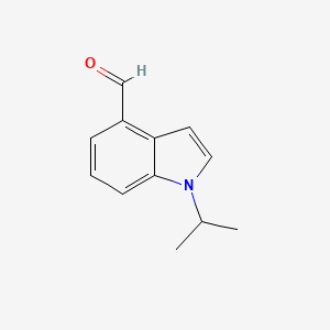 molecular formula C12H13NO B3112017 1-Isopropyl-1H-indole-4-carbaldehyde CAS No. 187401-40-7