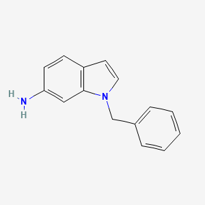 molecular formula C15H14N2 B3112052 1-benzyl-1H-indol-6-amine CAS No. 187668-94-6