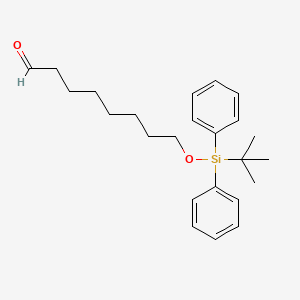 molecular formula C24H34O2Si B3112124 8-(tert-Butyldiphenylsiloxy)octanal CAS No. 188130-48-5