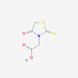 molecular formula C5H5NO3S2 B031122 3-Thiazolidineacetic acid, 4-oxo-2-thioxo- CAS No. 5718-83-2