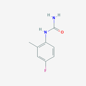 molecular formula C8H9FN2O B3112265 (4-fluoro-2-methylphenyl)urea CAS No. 188796-85-2