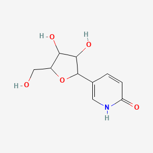 molecular formula C10H13NO5 B3112277 5-b-D-Ribofuranosyl-2(1H)-pyridinone CAS No. 188871-50-3