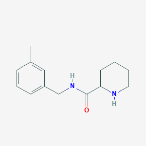 N-[(3-methylphenyl)methyl]piperidine-2-carboxamide